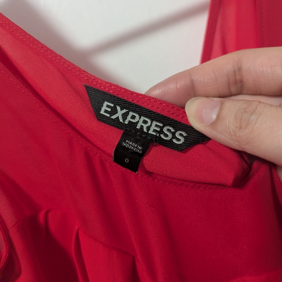 Express Red Mini Dress - Picture 5 of 5